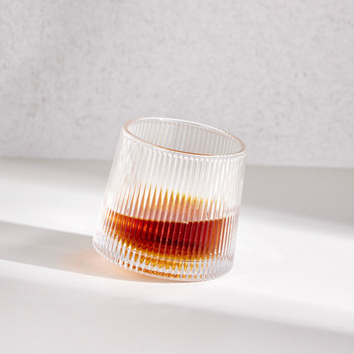 ROTATING GLASS TUMBLER PANE