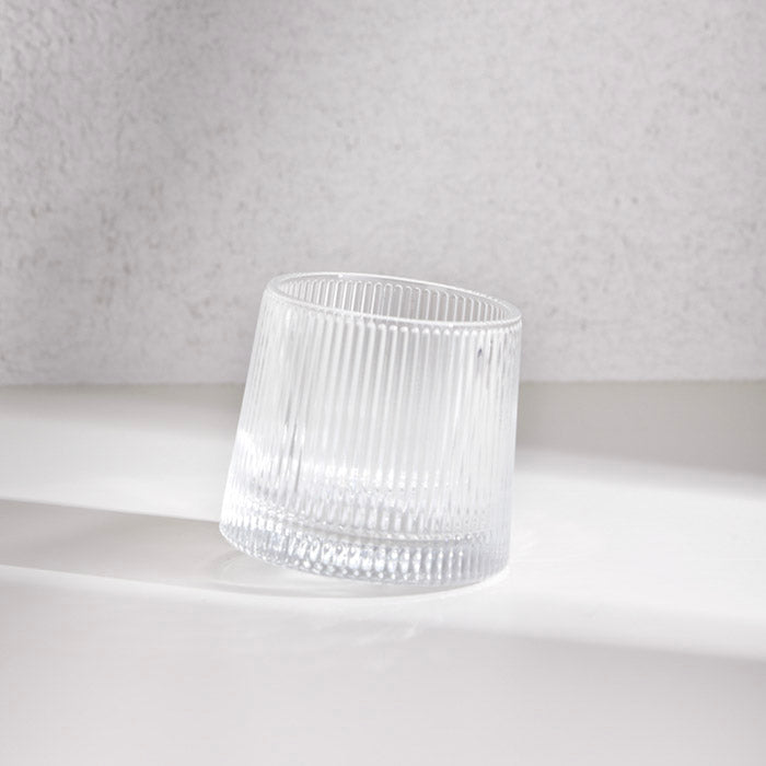 ROTATING GLASS TUMBLER PANE