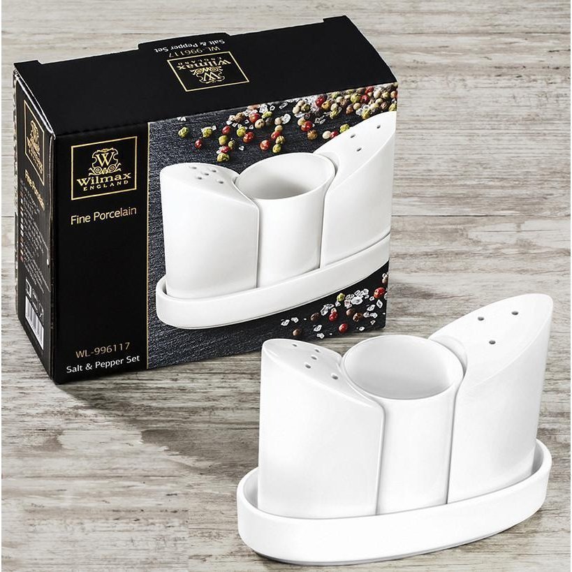 SALT & PEPPER SET IN COLOUR BOX/WL-996117/1C
