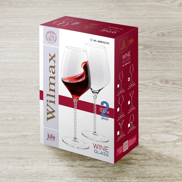 WINE GLASS 27 FL OZ | 800 ML SET OF 2 -WL-888102/2C