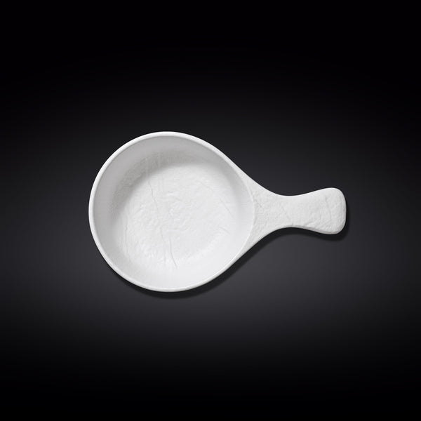 BAKING DISH WITH HANDLE 9.5" X 6" | 24 X 15 CM/ White WL-661539/A