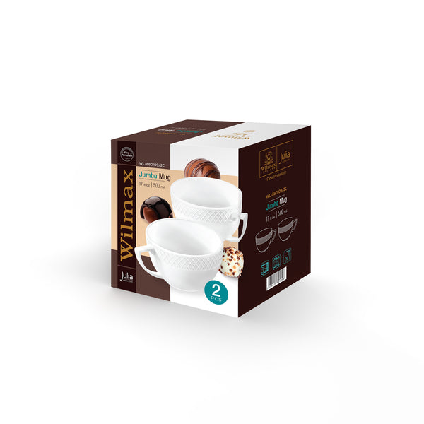 JUMBO MUG 17 FL OZ | 500 ML SET OF 2 -WL-880109/2C