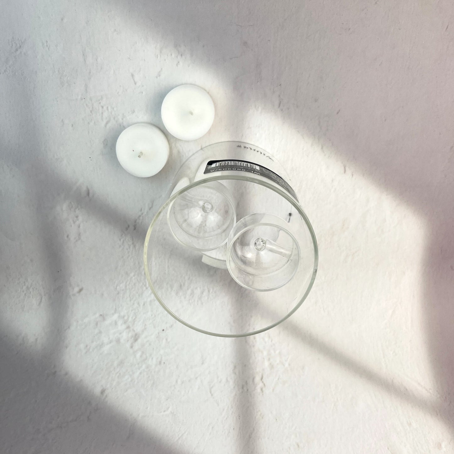 CANDLE HOLDER FOR 2 TEALIGHTS