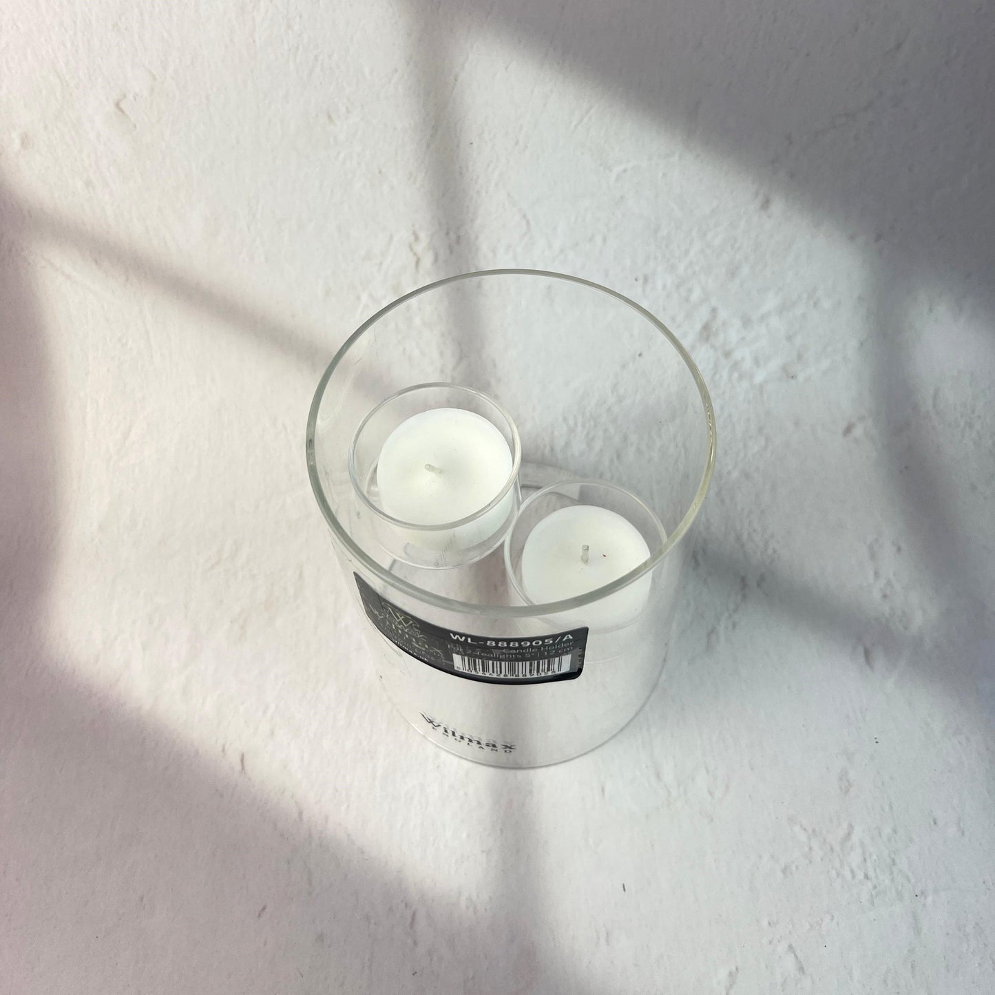 CANDLE HOLDER FOR 2 TEALIGHTS