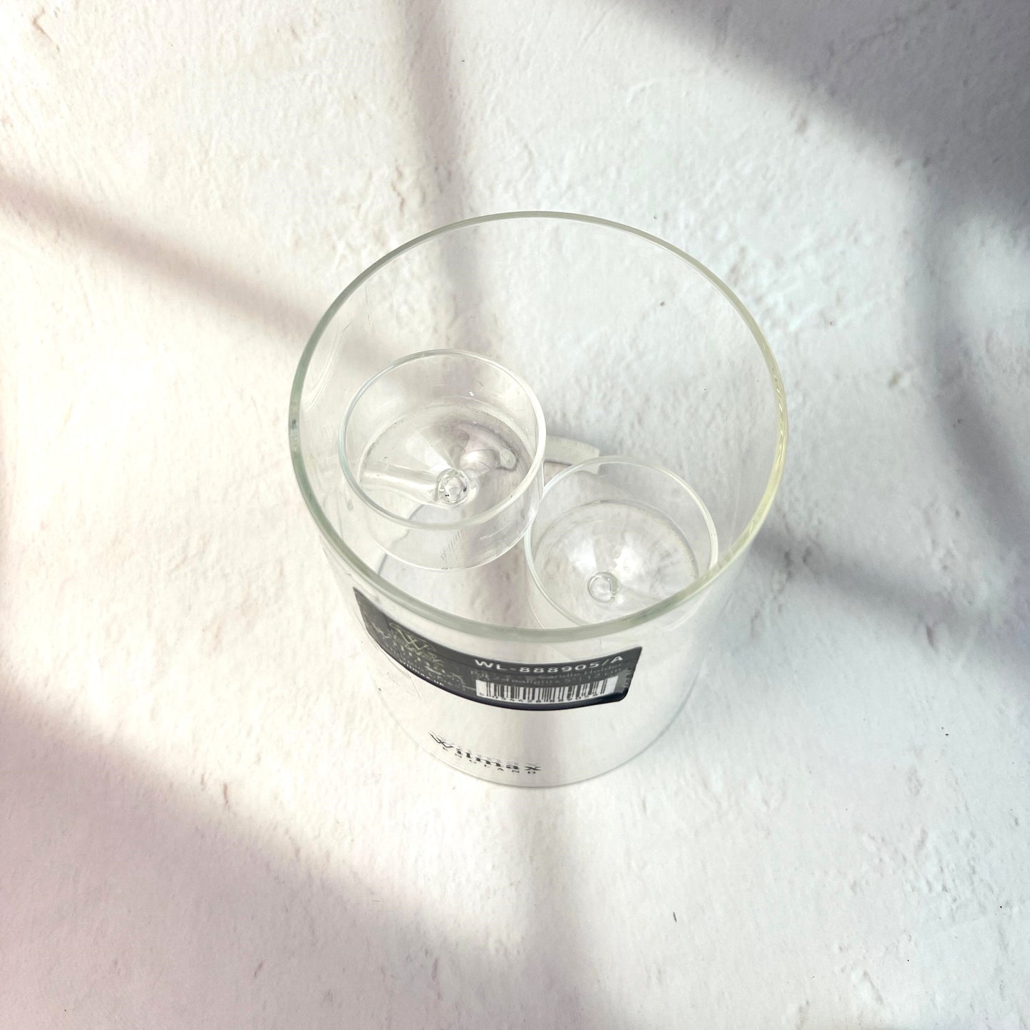 CANDLE HOLDER FOR 2 TEALIGHTS