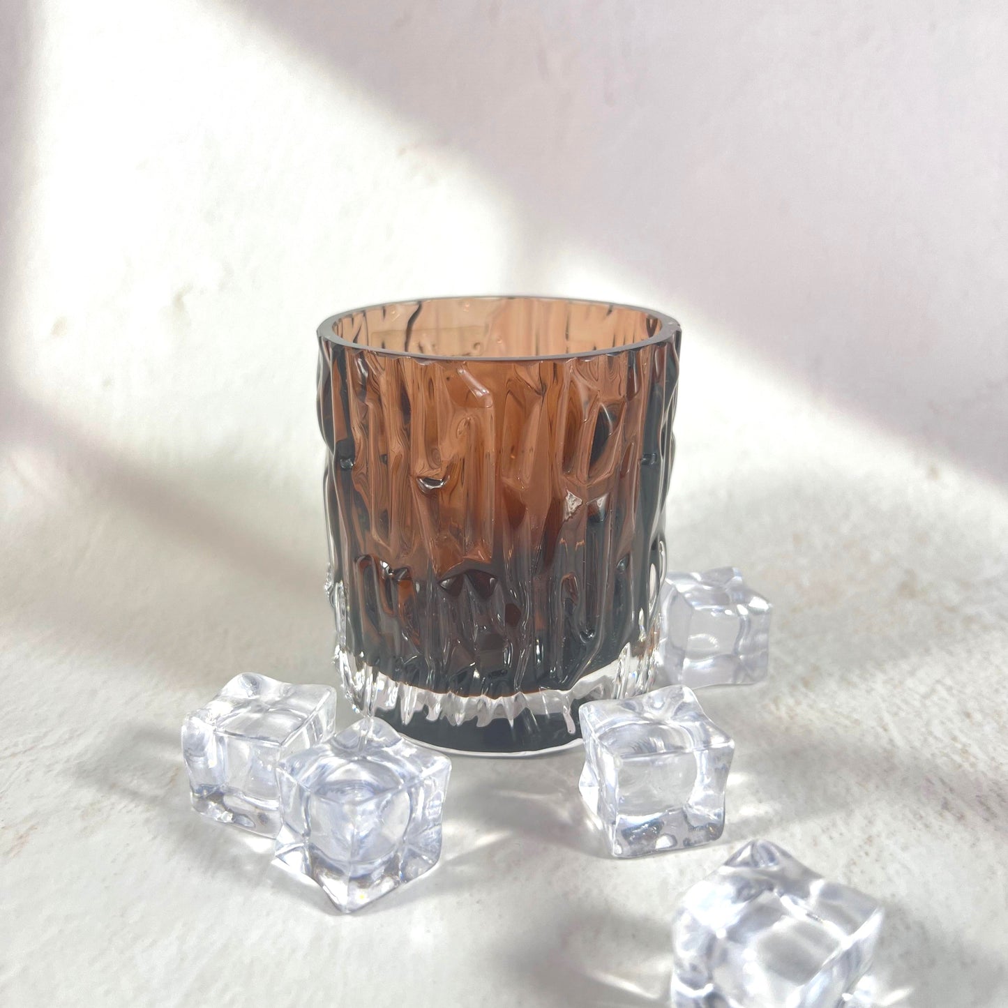 SHELL CARAMEL GLASS 7CM
