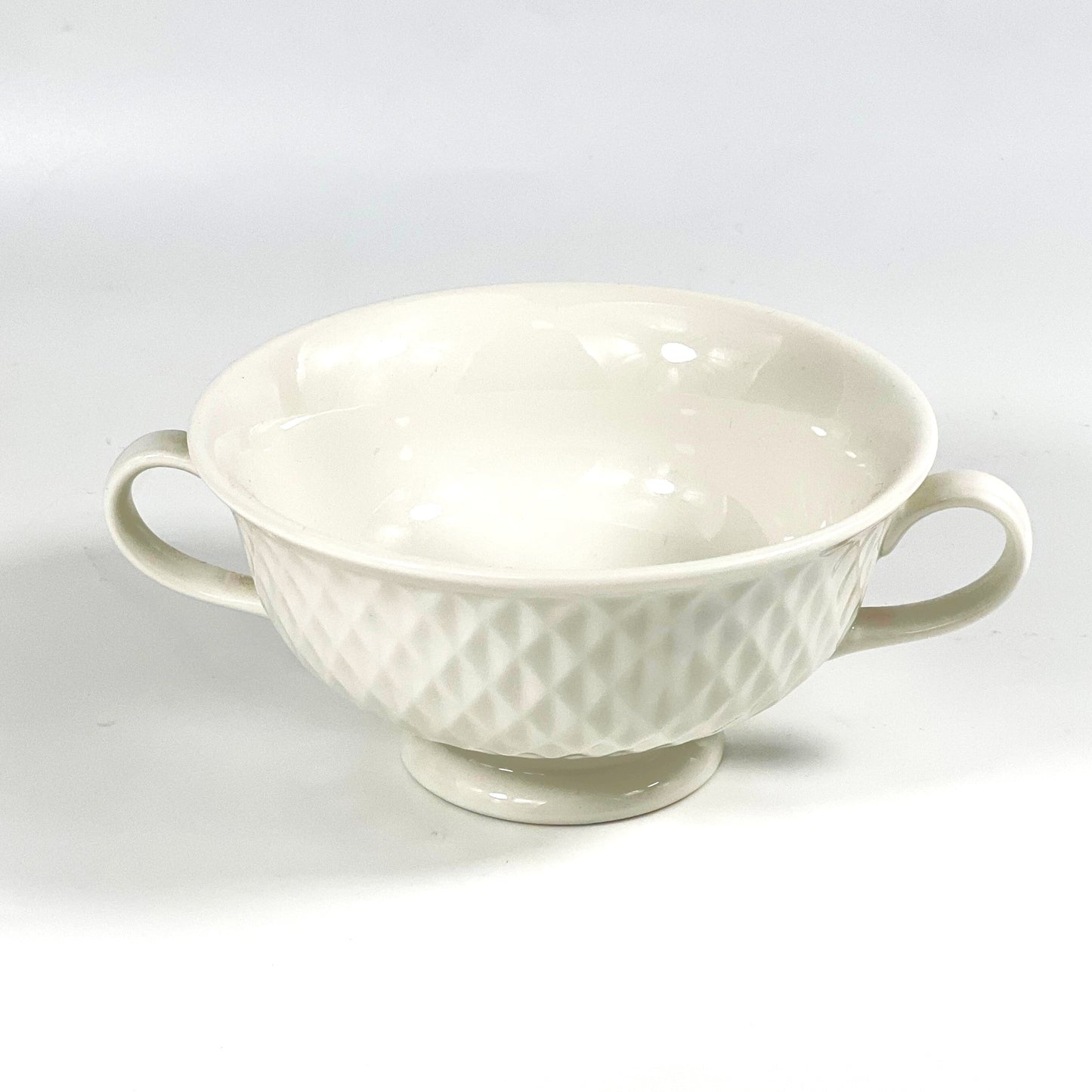PORCELAIN SOUP BOWL WITH PLATE