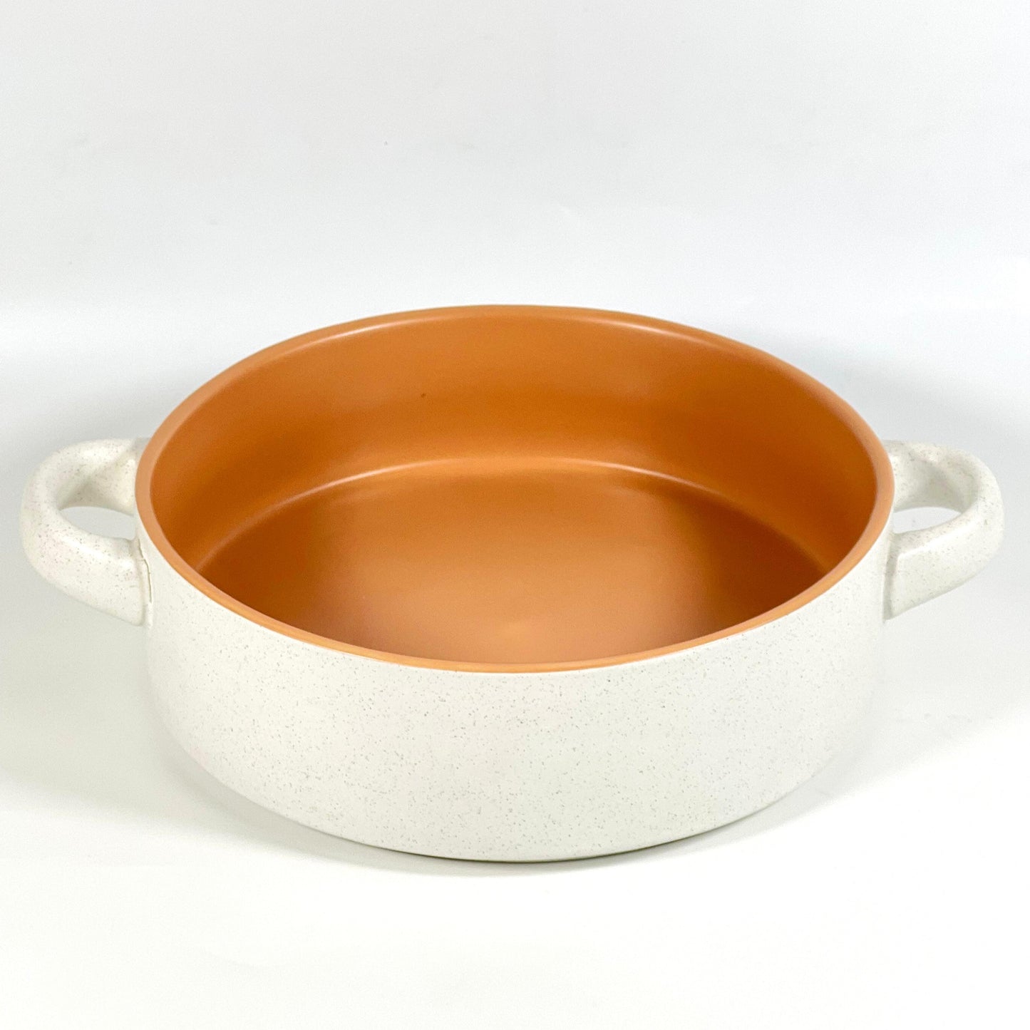 SPECKLE CERAMIC OVEN BOWL 24 CM ORANGE