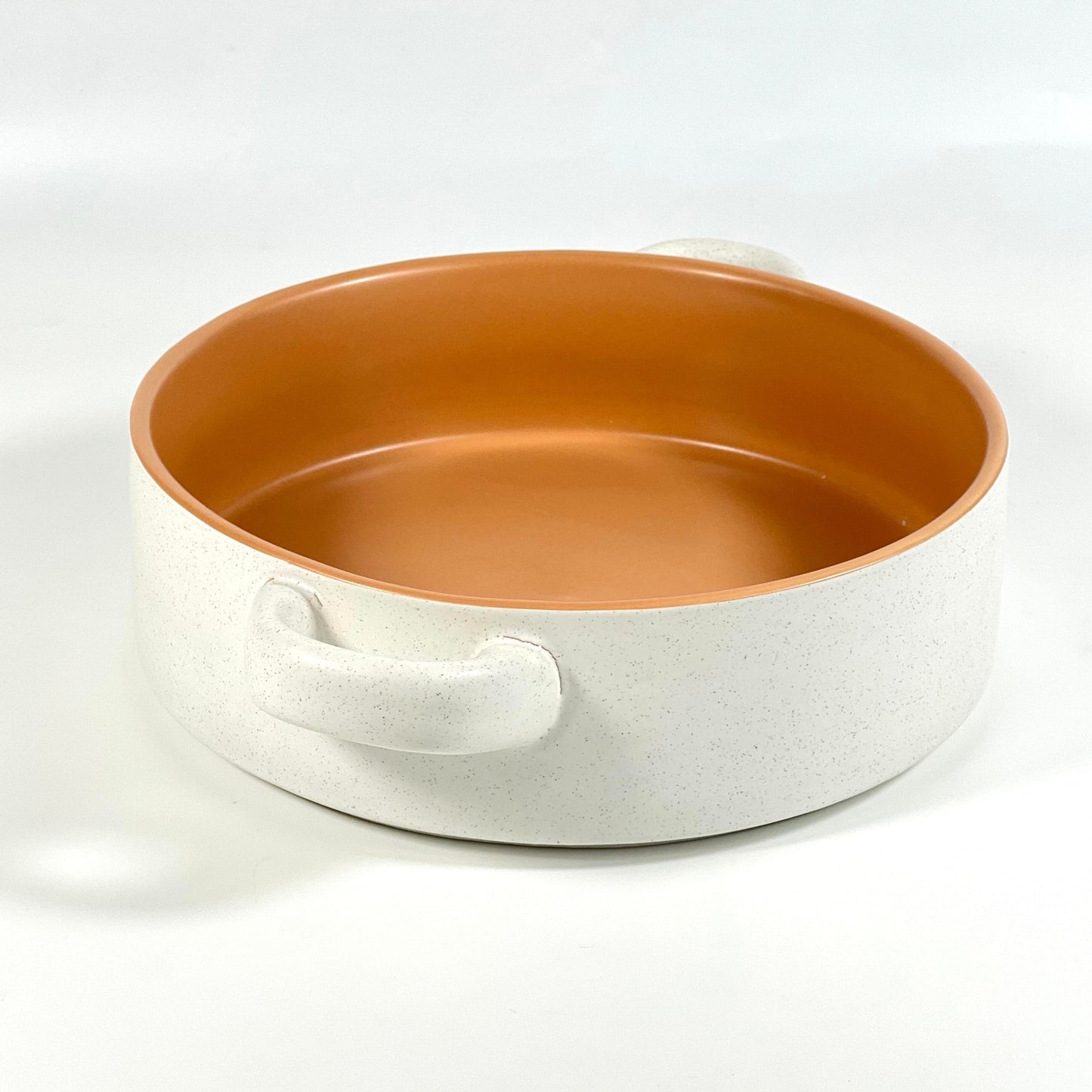 SPECKLE CERAMIC OVEN BOWL 24 CM ORANGE