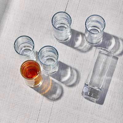 WITH GLASS SET - 6 PIECE (NO:16)Elevate your beverage experience with the elegant Glass Set. This collection features gracefully curved glasses, perfect for serving tea, cocktails, or other beveragGlass