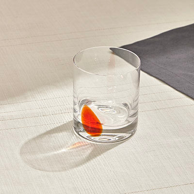 DOT WHISKEY GLASS CORAL