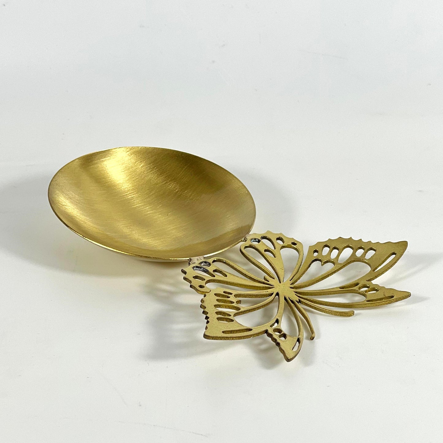 BUTTERFLY BRASS NUTS SPOON