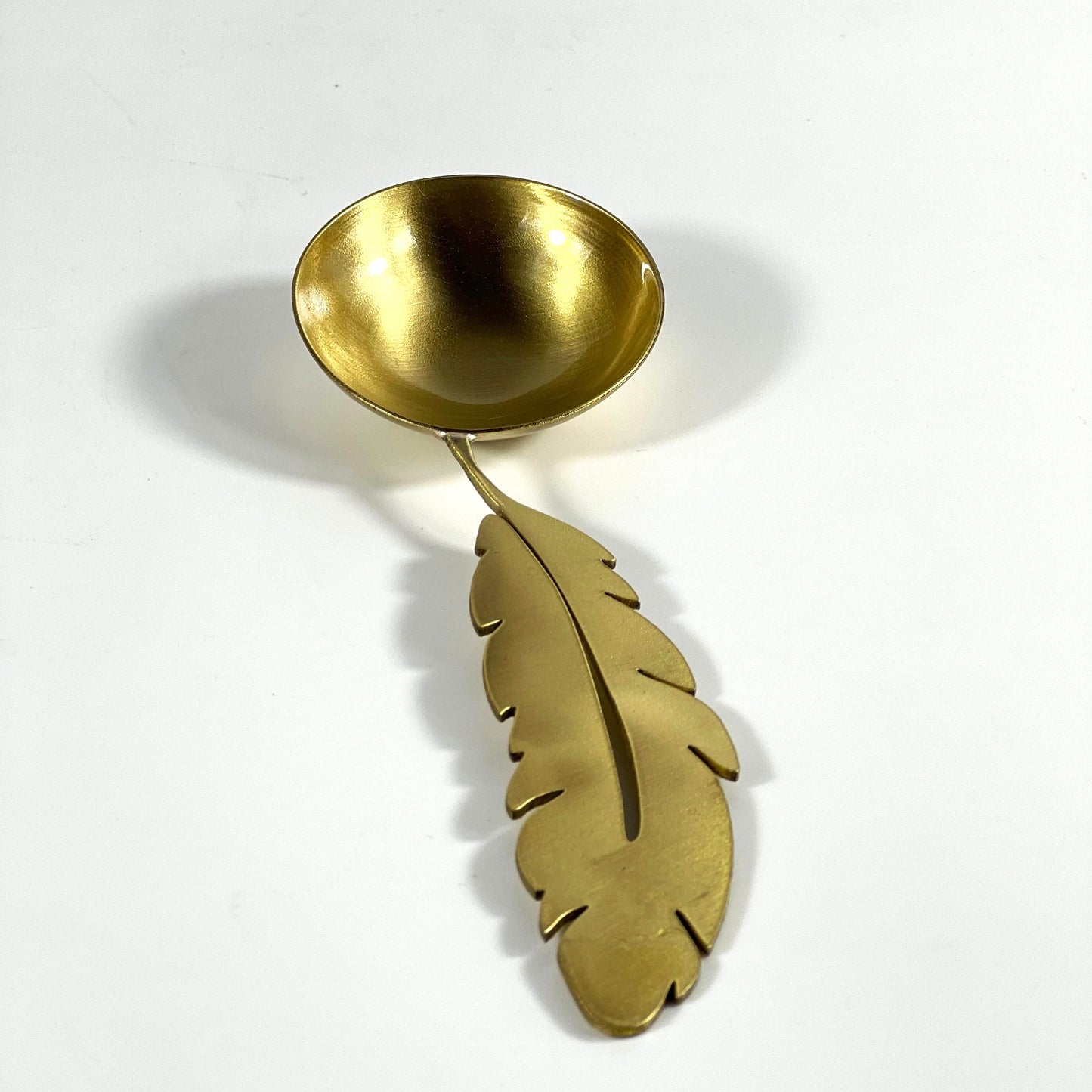 MINI FEATHER BRASS SPOON
