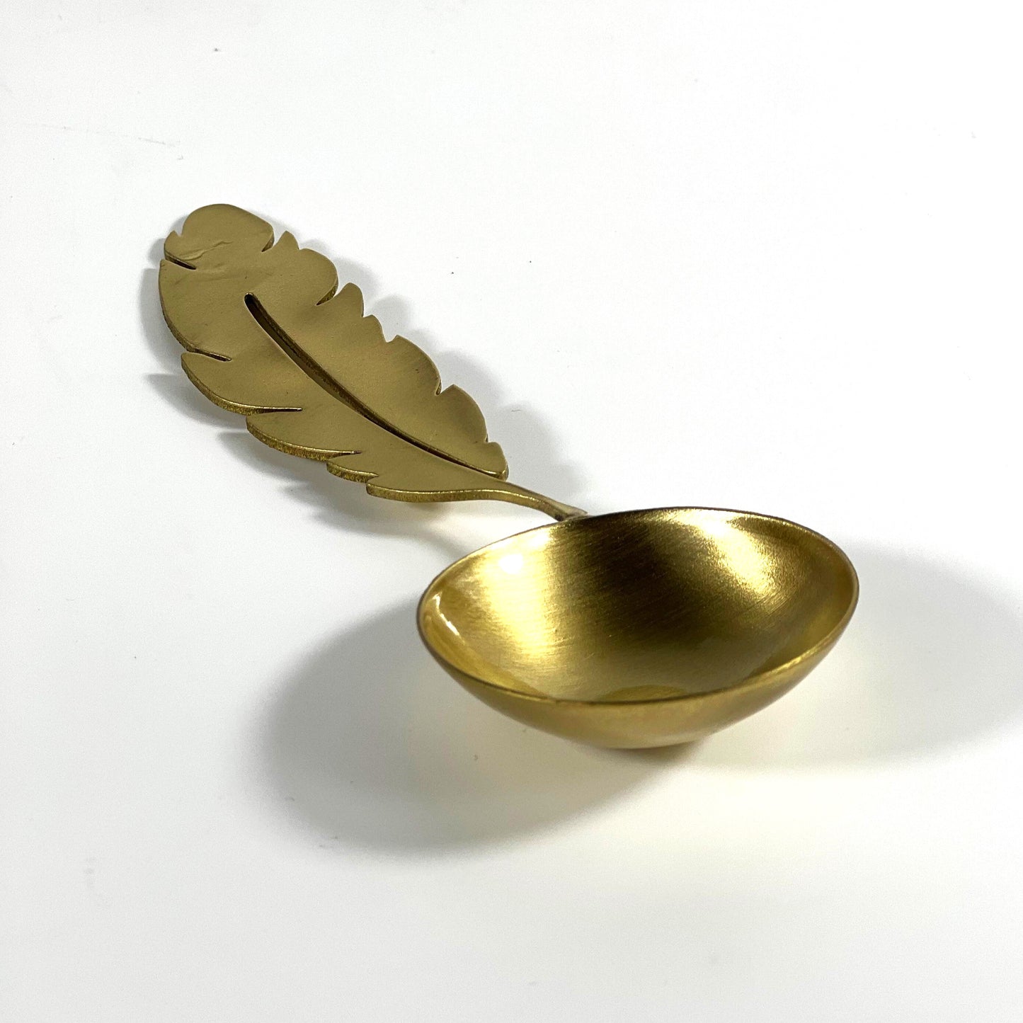 MINI FEATHER BRASS SPOON