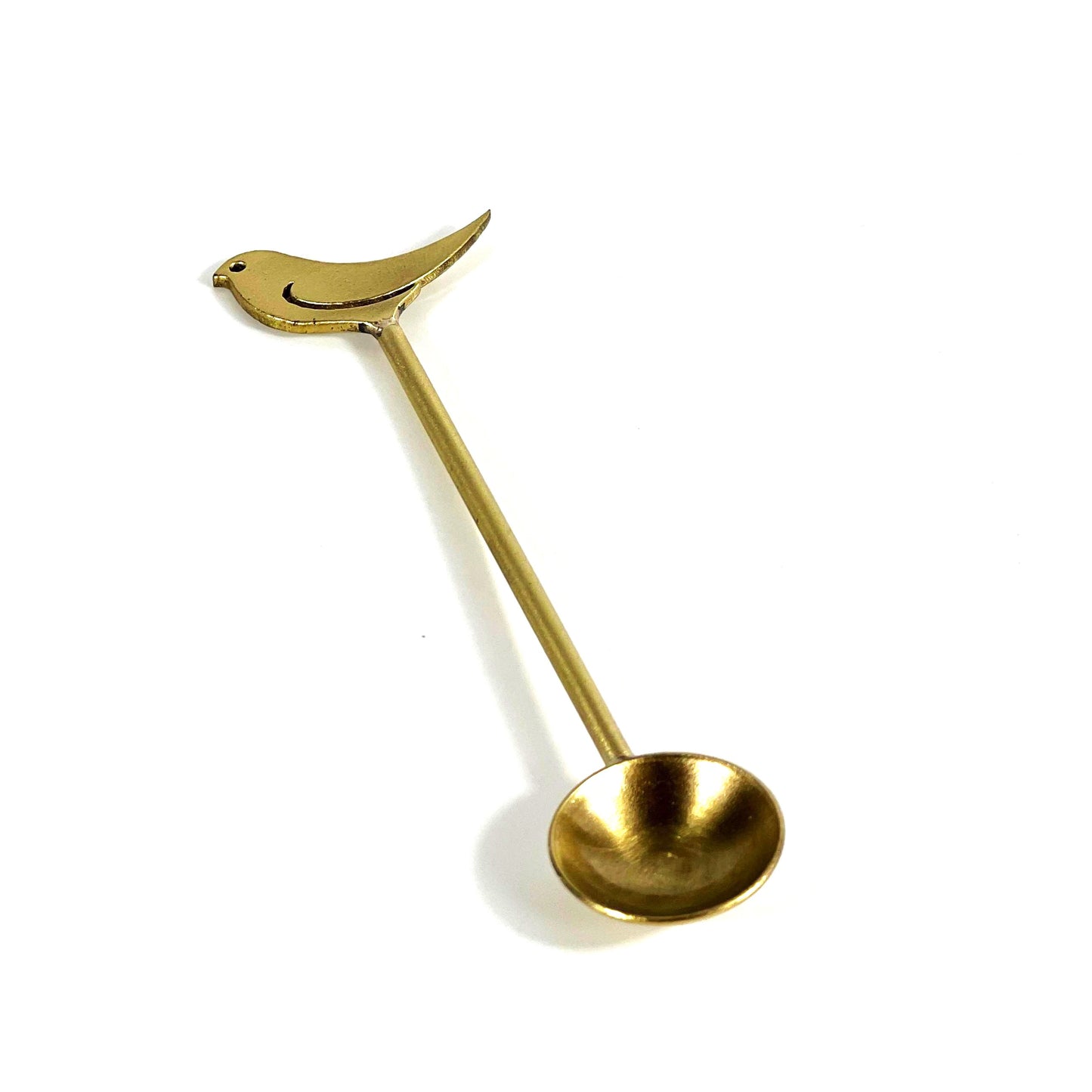AMEN BIRD BRASS TEA SPOON