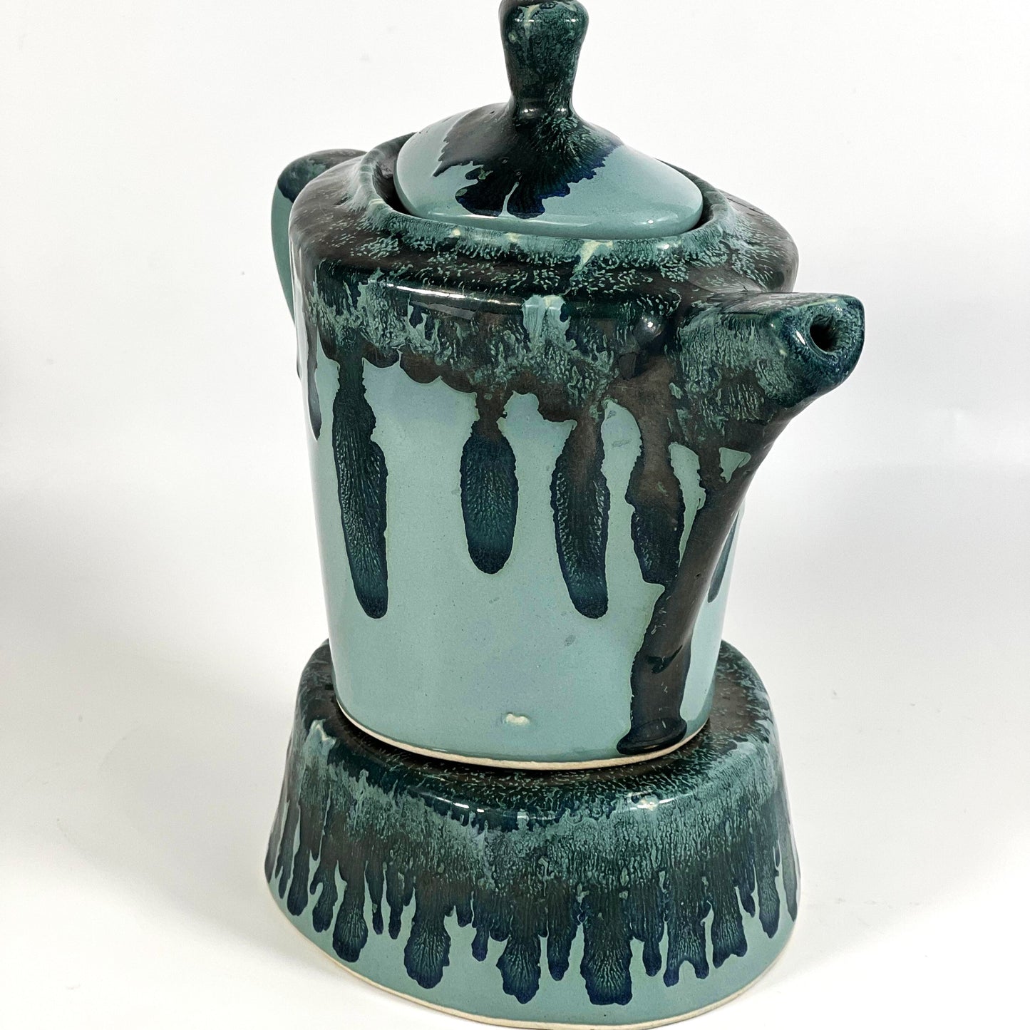HANDMADE SOLO CERAMIC TEA POT SET OF 2
