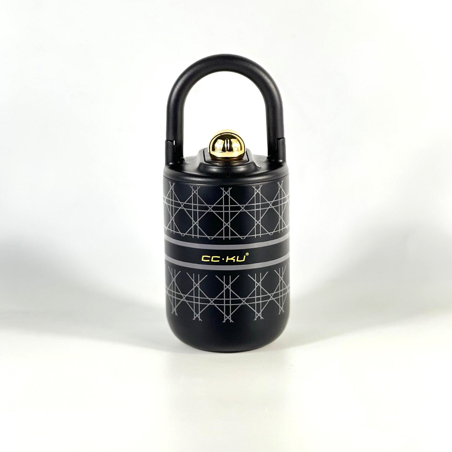 VACUUM FLASK, 400ML STAINLESS STEEL/BLACK