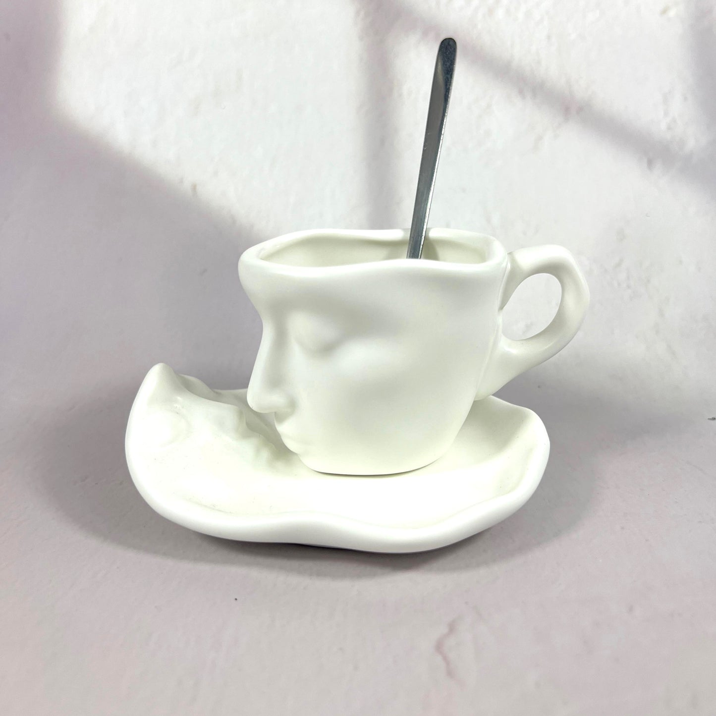 CERAMIC KISS ESPRESSO CUP/WHITE