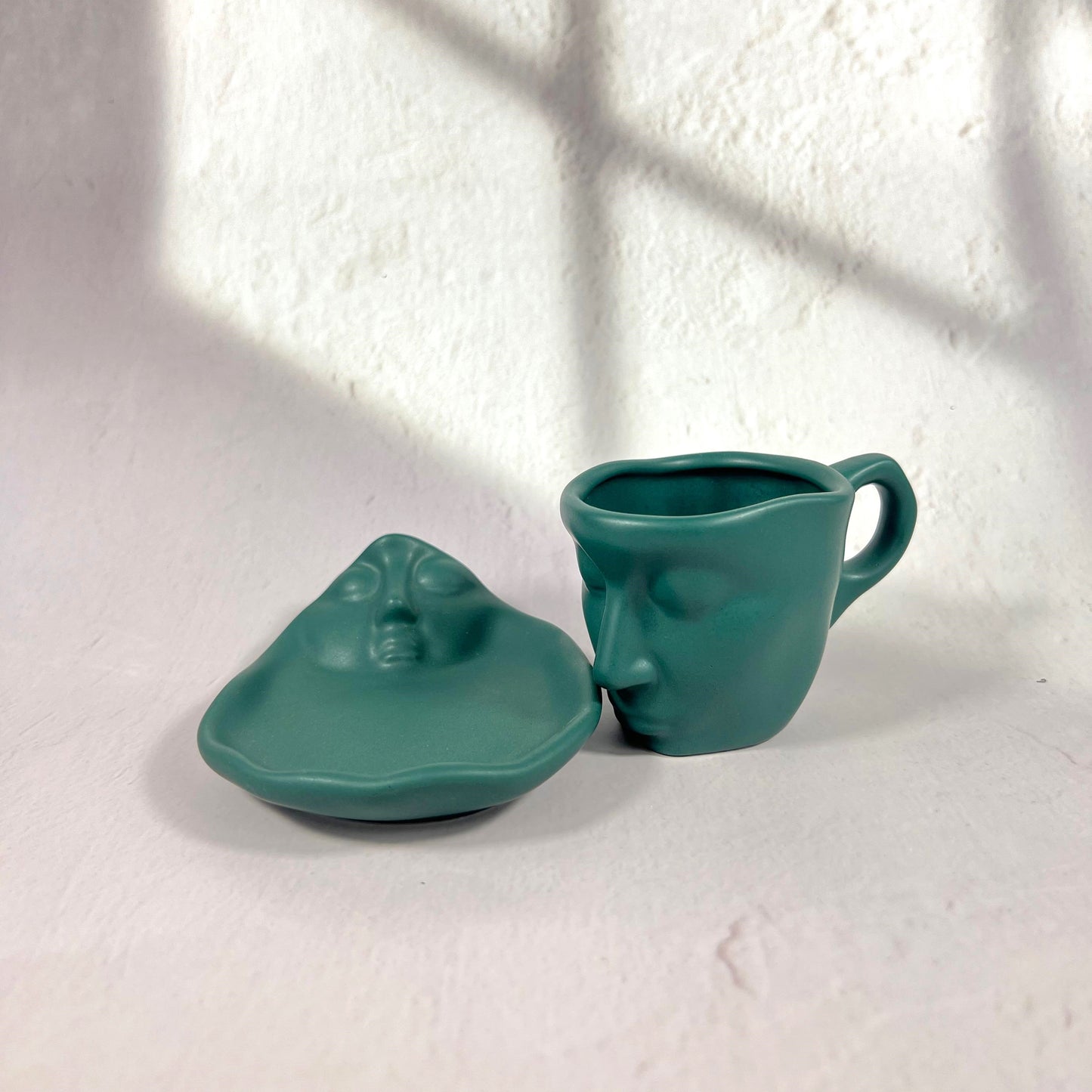 CERAMIC KISS ESPRESSO CUP/GREEN