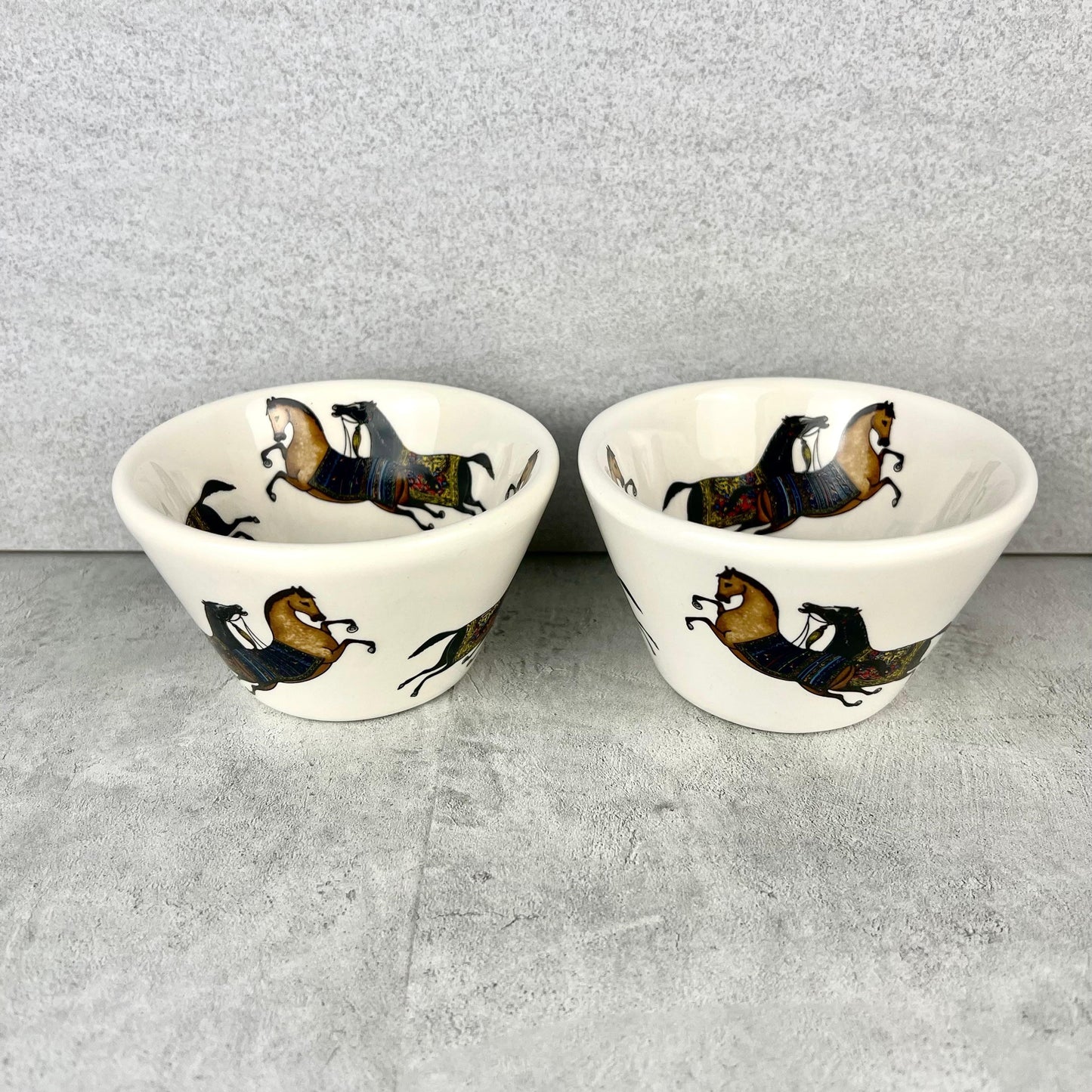 GOLD PLATED HORSE BOWL