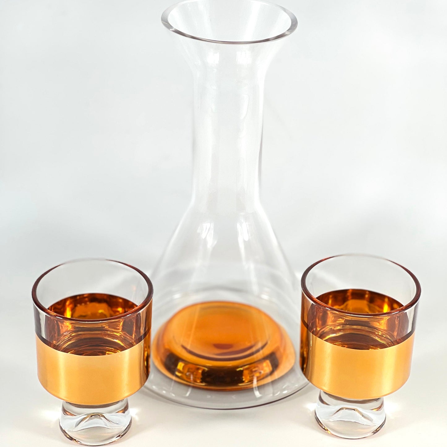 3-PIECE LUXURY CREATIVE GLASS WINE DECANTER SET