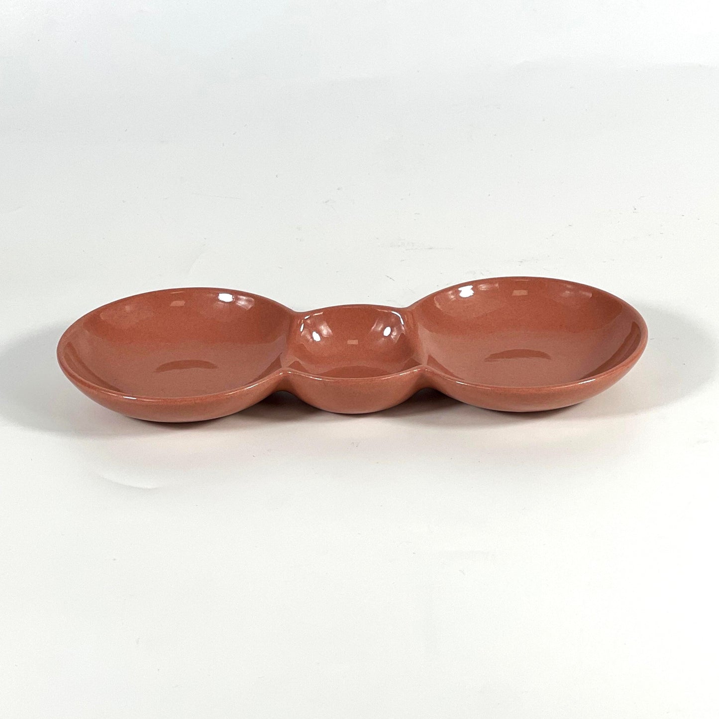 PINK THREE-COMPARTMENT PLATE