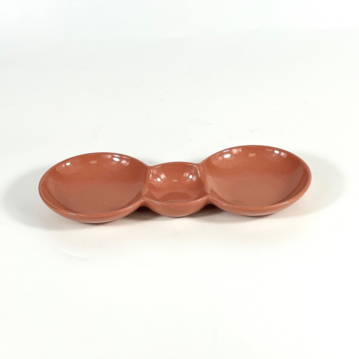 PINK THREE-COMPARTMENT PLATE