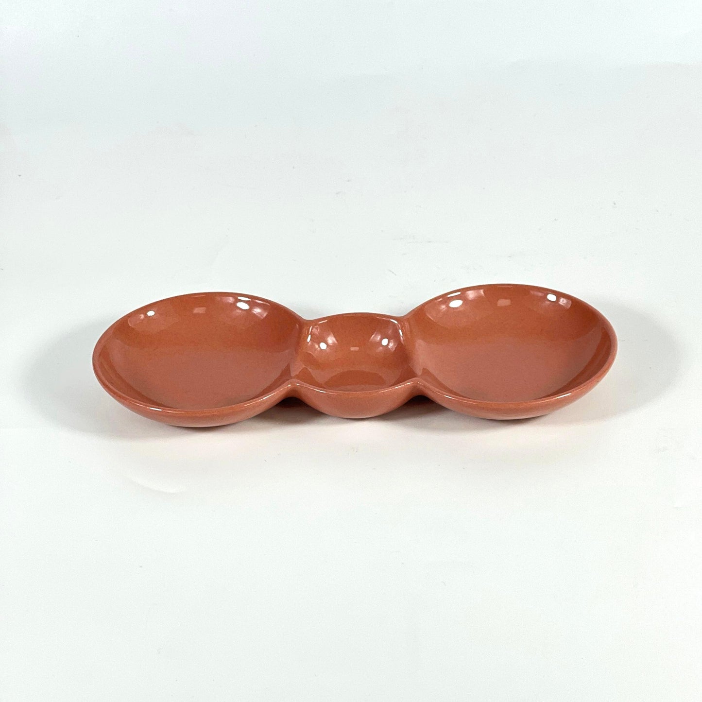 PINK THREE-COMPARTMENT PLATE