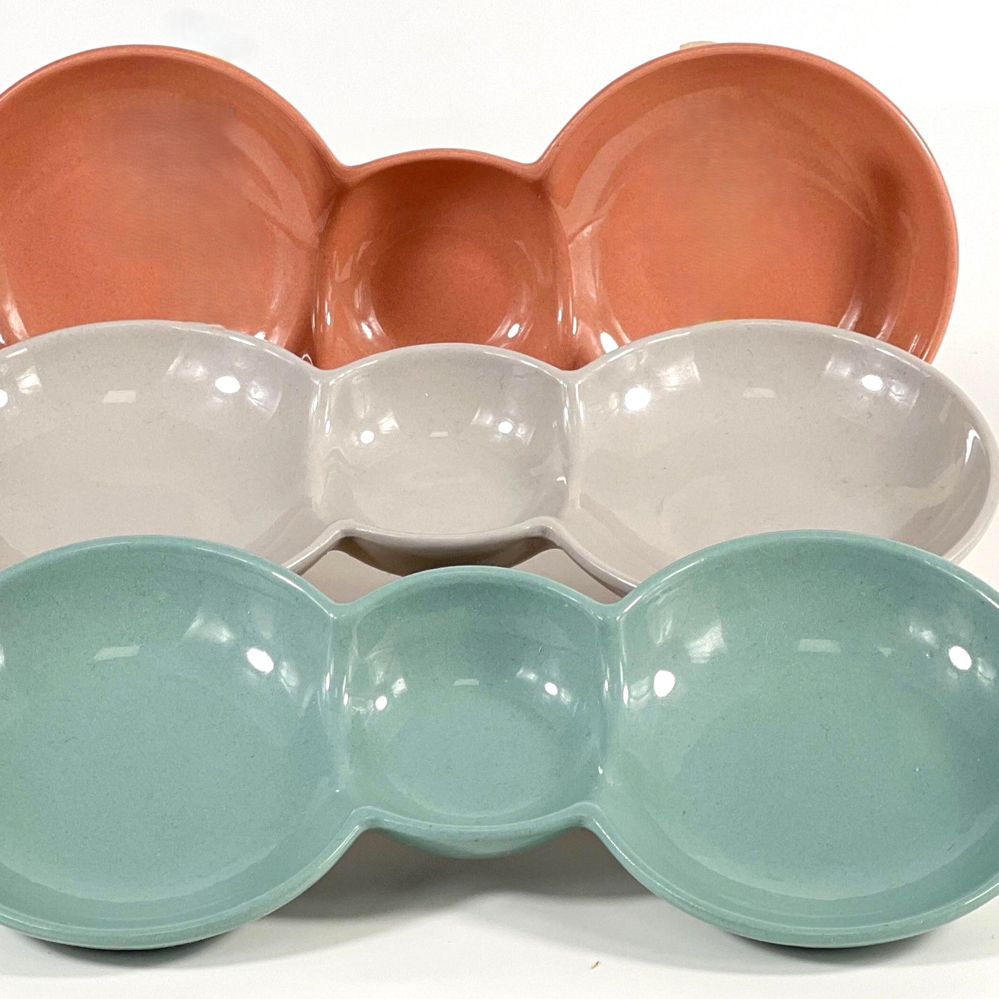 GREY THREE-COMPARTMENT PLATE