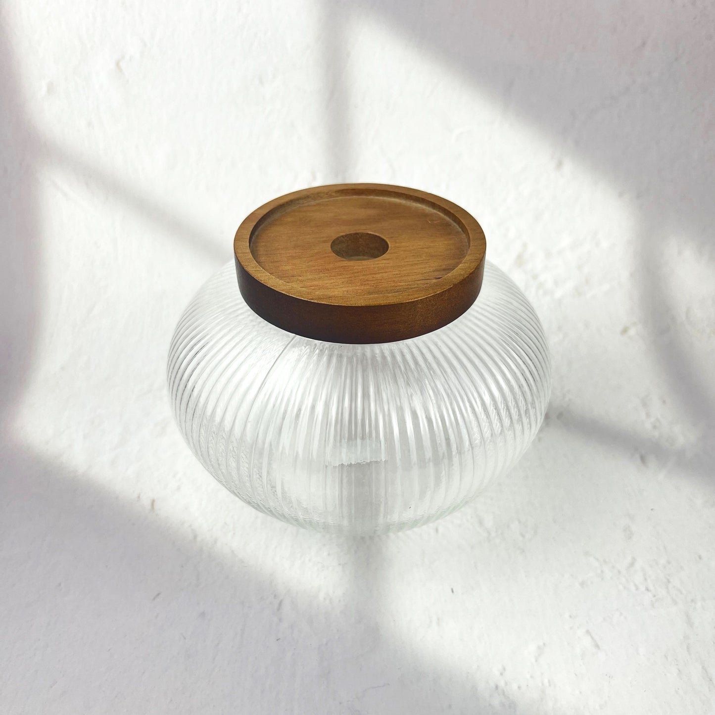 WOOD LID GLASS