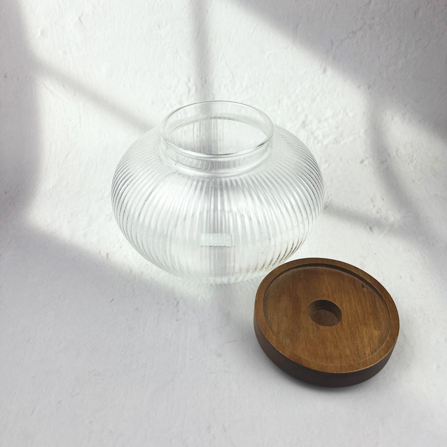 WOOD LID GLASS