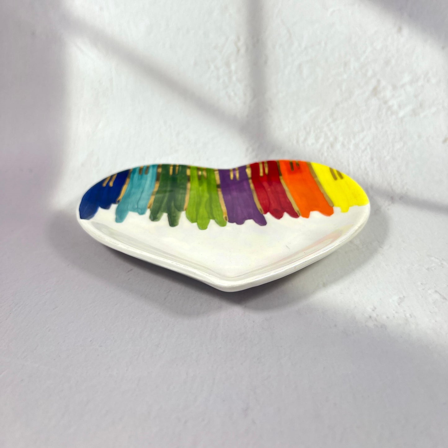 RAINBOW CUP AND SAUCER