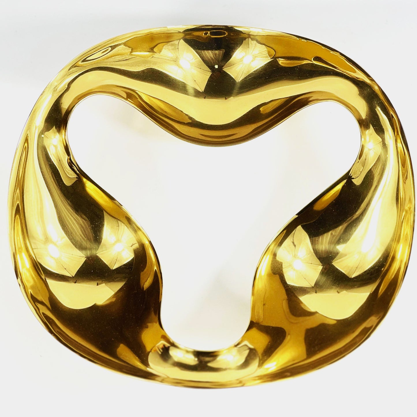 IRREGULAR GOLDEN FRUIT BOWL