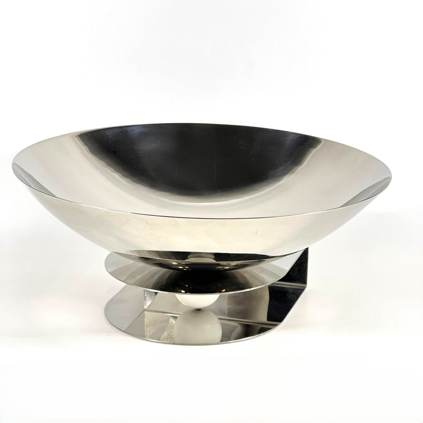LUXURY METAL HALF ROUND VERTICAL FRUIT BOWL