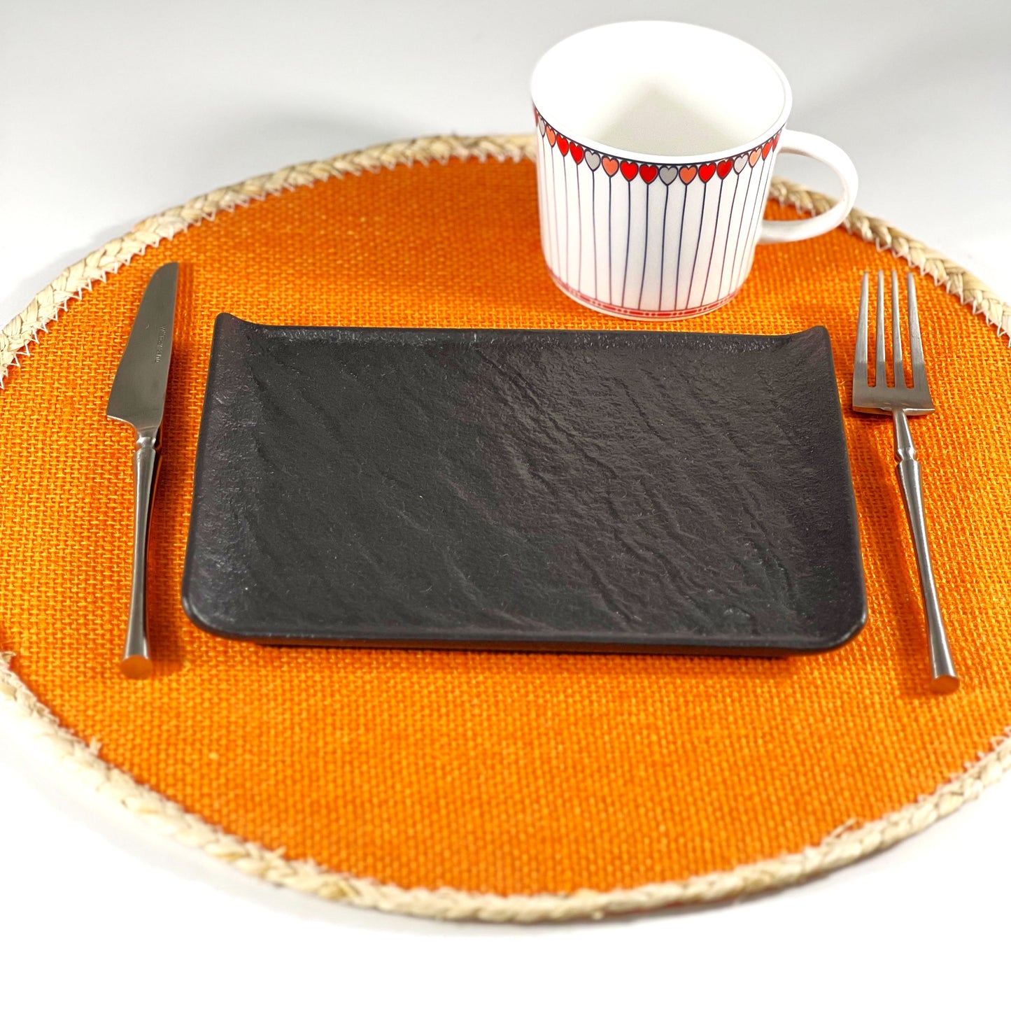 LIL AMERICAN SERVING PLACEMAT ORANGE 36X36X3CM