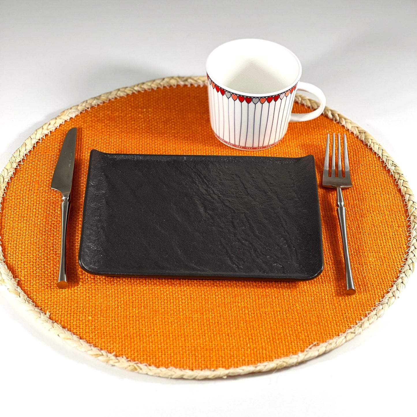LIL AMERICAN SERVING PLACEMAT ORANGE 36X36X3CM