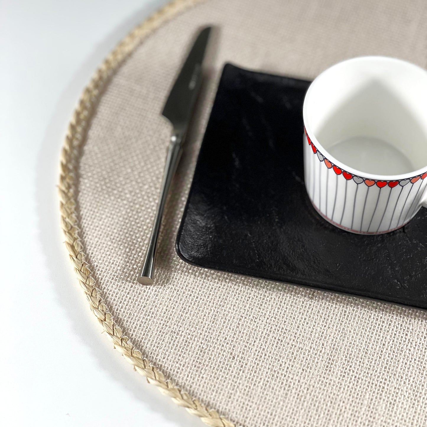 LIL AMERICAN SERVING PLACEMAT CREAM 36X36X3CM