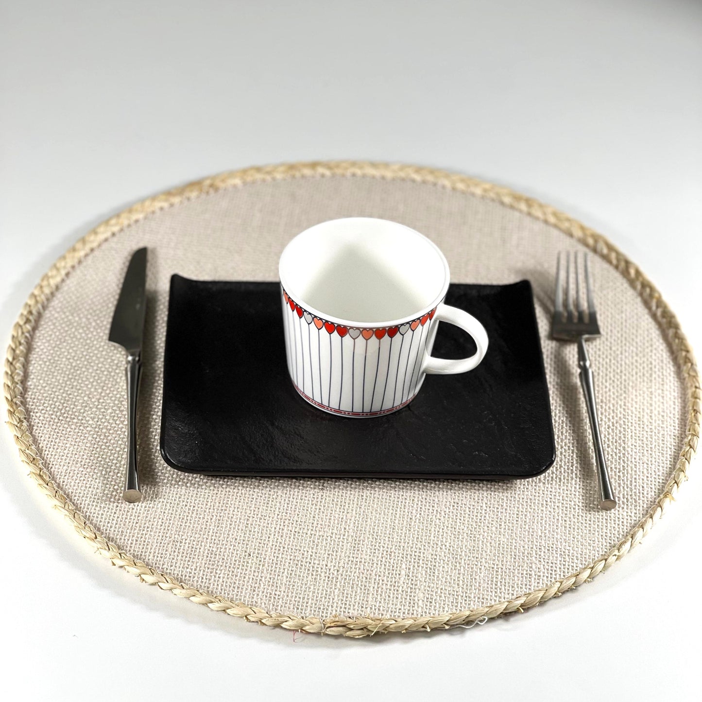 LIL AMERICAN SERVING PLACEMAT CREAM 36X36X3CM