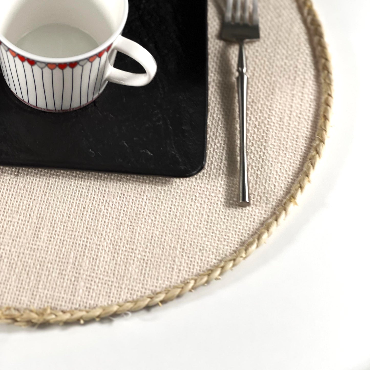 LIL AMERICAN SERVING PLACEMAT CREAM 36X36X3CM