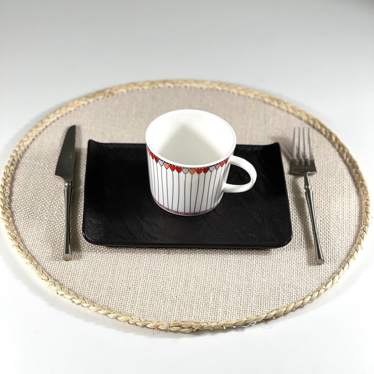 LIL AMERICAN SERVING PLACEMAT CREAM 36X36X3CM