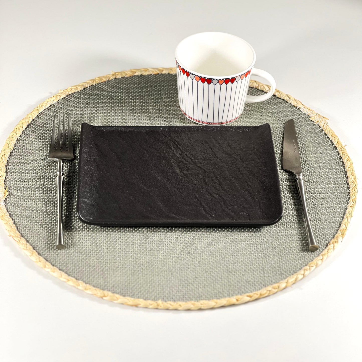 LIL AMERICAN SERVING PLACEMAT GRAY 36X36X3CM