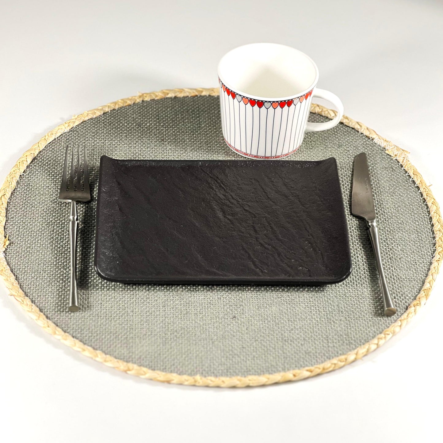 LIL AMERICAN SERVING PLACEMAT GRAY 36X36X3CM