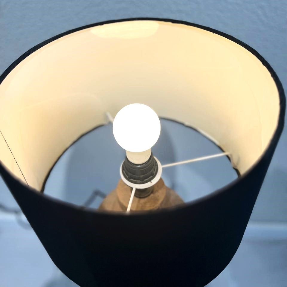 WOODEN BLACK LAMP