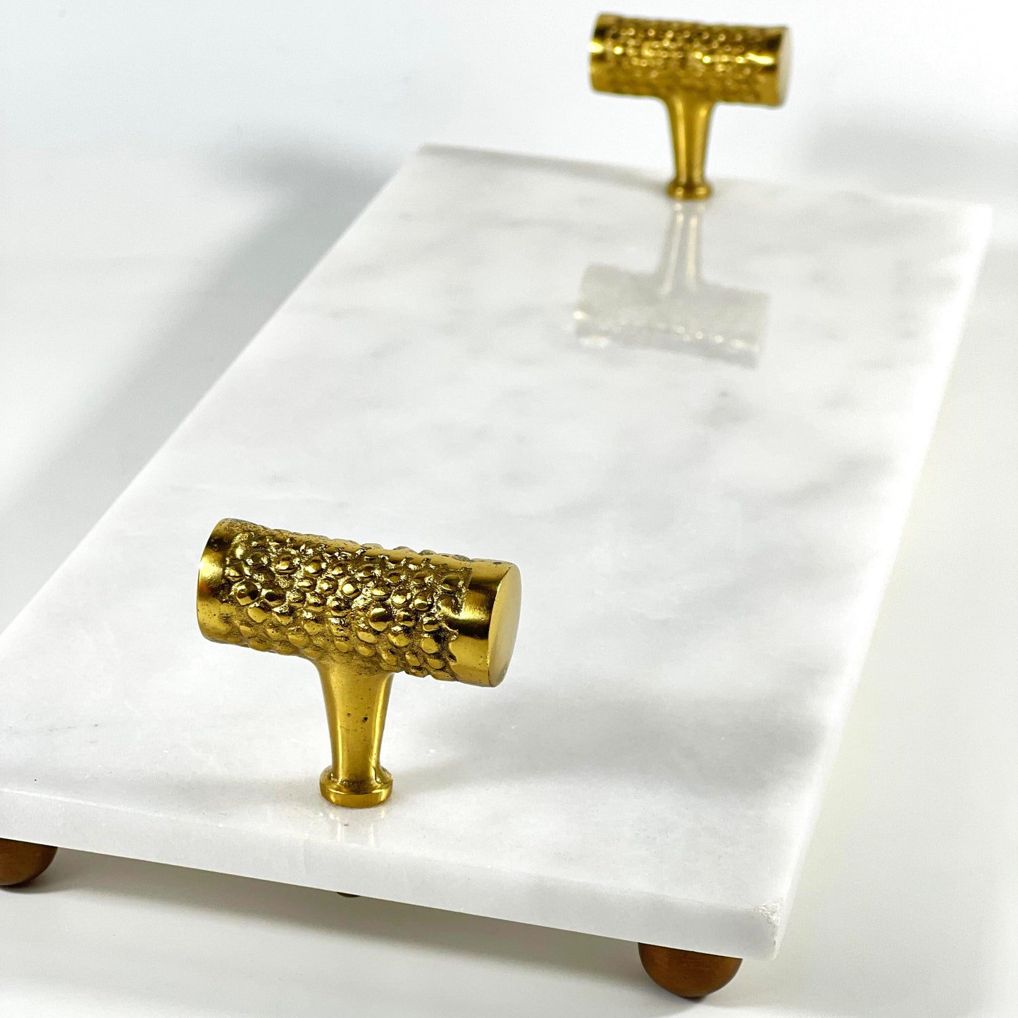 MARBLE SERVING TRAY 15*35CM