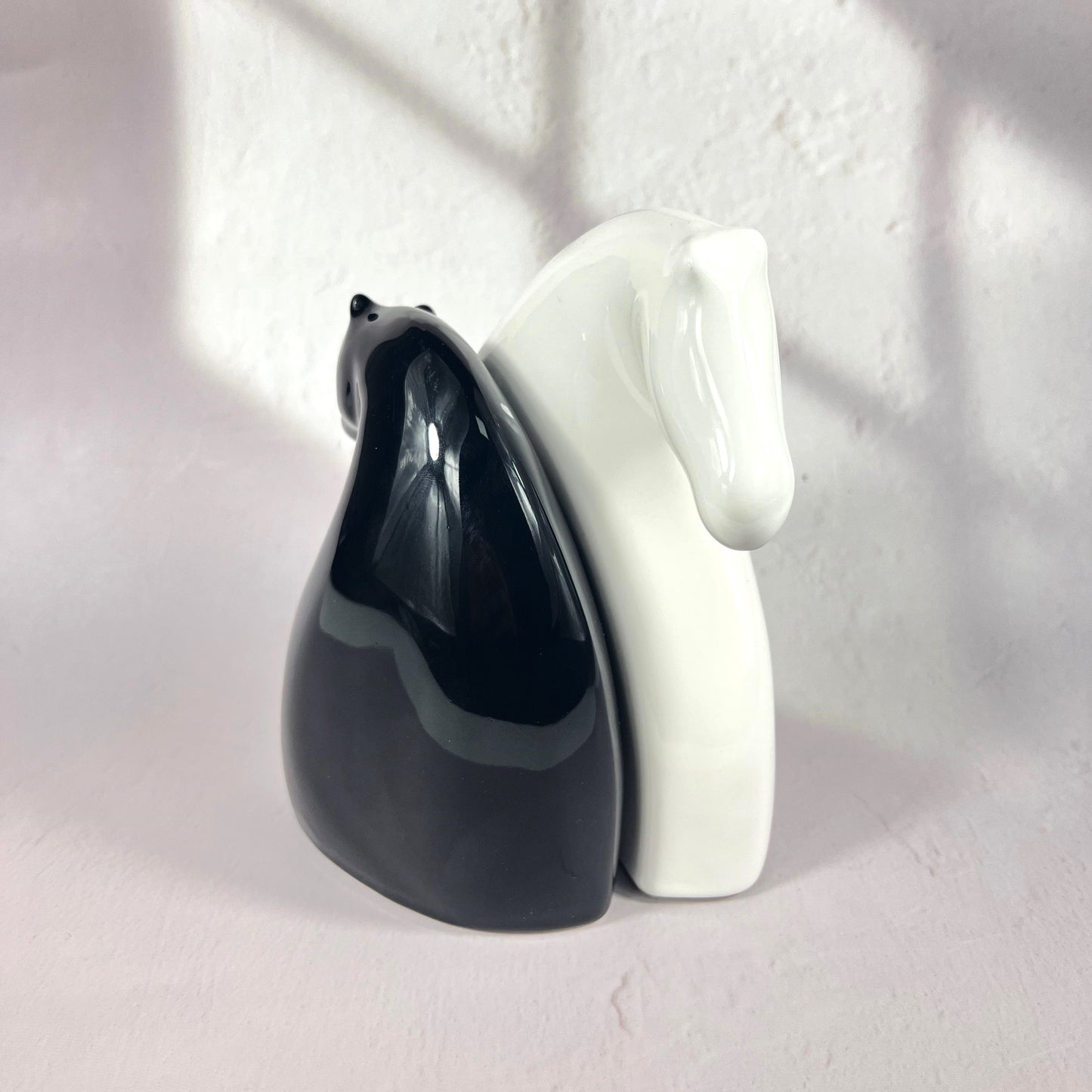 BLACK & WHITE HORSE