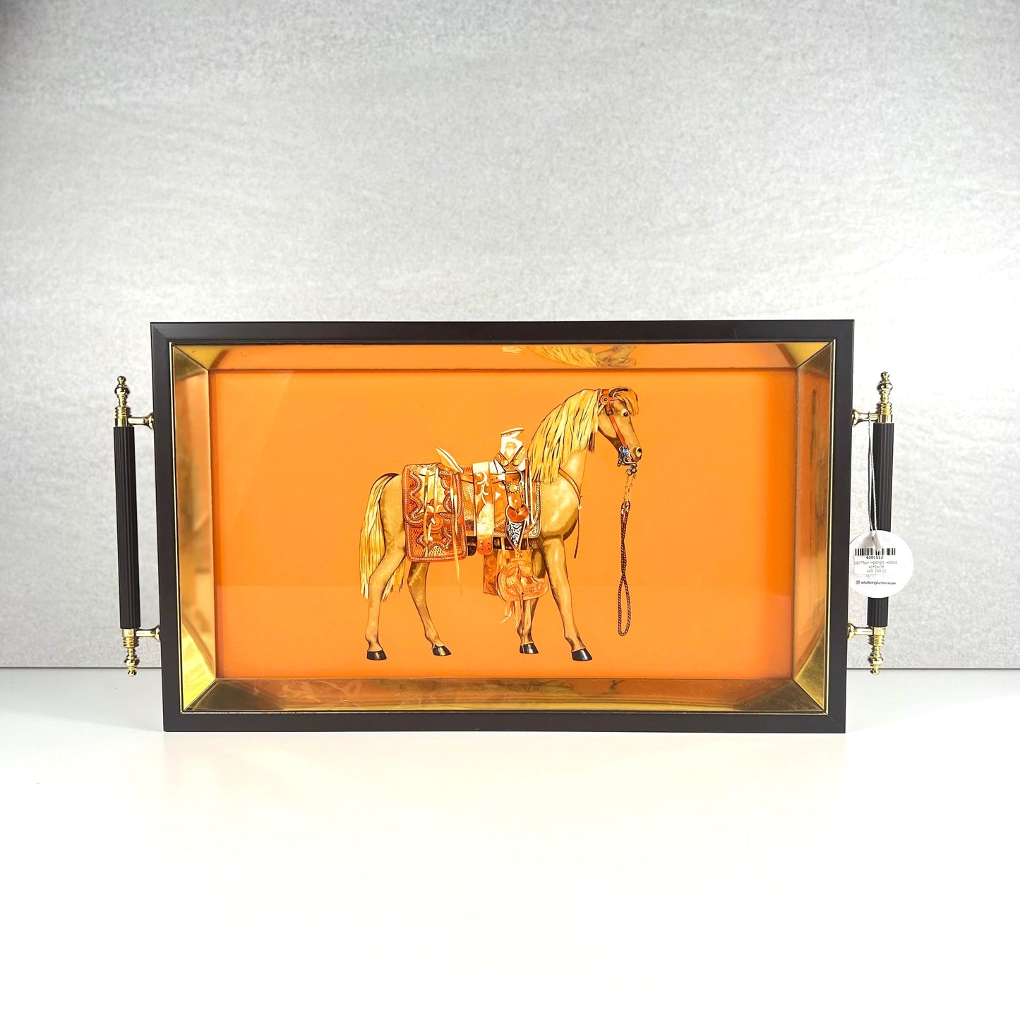 TRAY HERMES HORSE 40*24CM