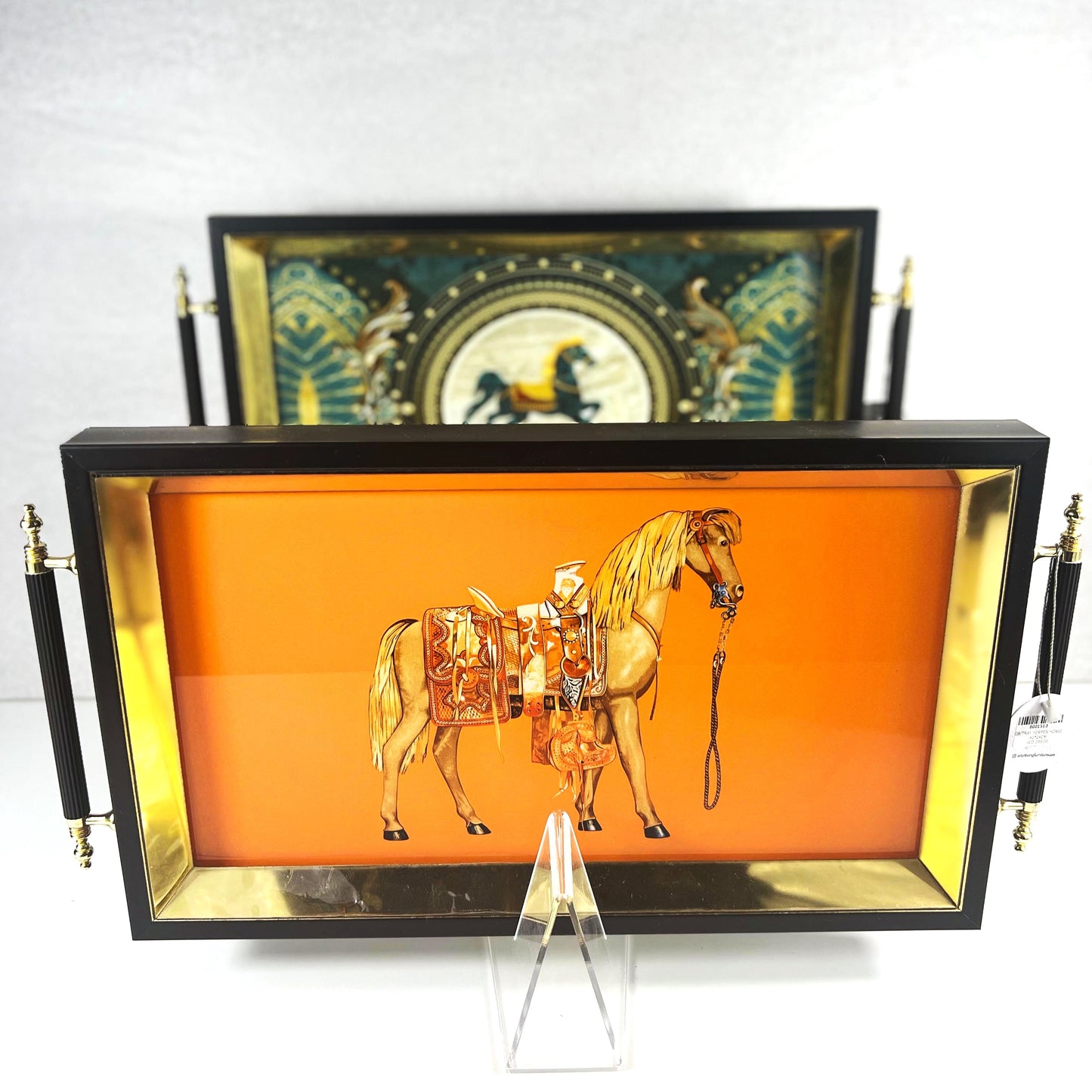 TRAY HERMES HORSE 40*24CM