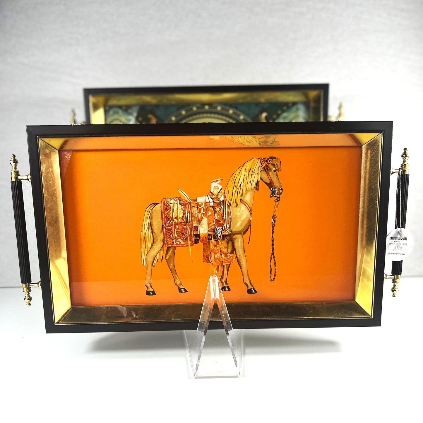 TRAY HERMES HORSE 40*24CM