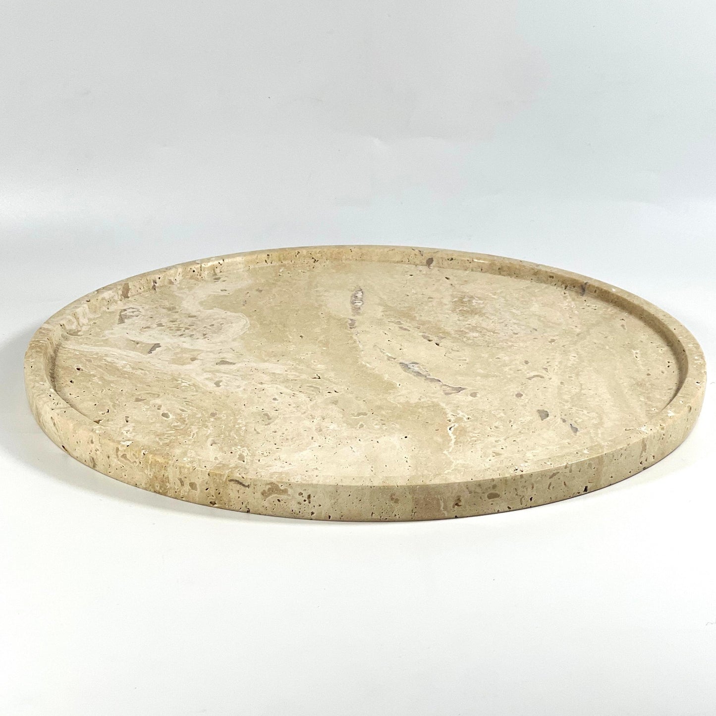 MARBLE ROUND TRAY 28CM