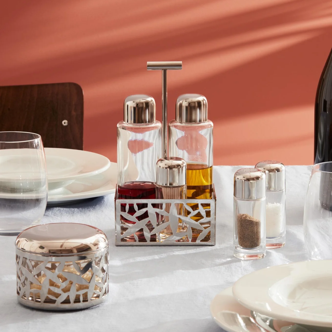 "CACTUS" 5 PCS CONDIMENT SET
